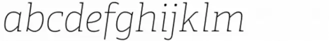 Adelle Ultrathin Italic