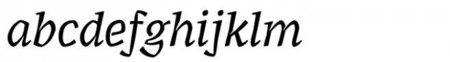 Agrea Serif Regular Italic