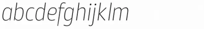 Akwe Pro Nar Thin Italic