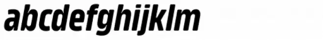 Amfibia Bold Narrow Italic