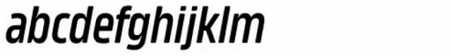 Amfibia Demi Bold Narrow Italic