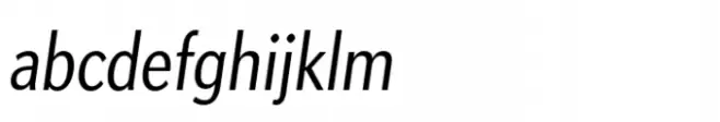 Apres Condensed Light Italic