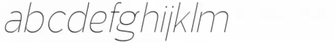 Aukim Thin Condensed Italic