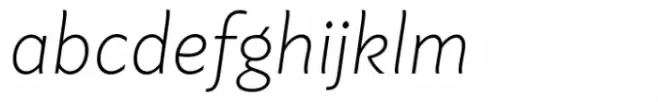 Axios Pro Extra Light Italic