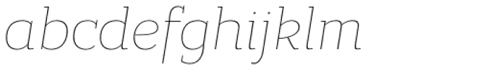 Bandera Cyrillic Thin Italic