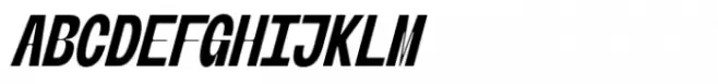 Banigar Condensed Bold Italic