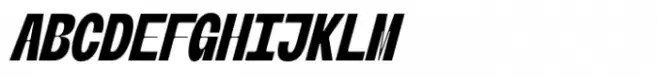 Banigar Condensed Extra Bold Italic