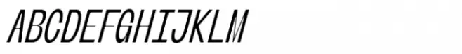 Banigar Condensed Italic
