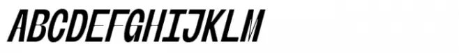 Banigar Condensed Semi Bold Italic