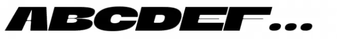 Banigar Expanded Black Italic