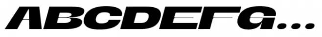 Banigar Expanded Bold Italic