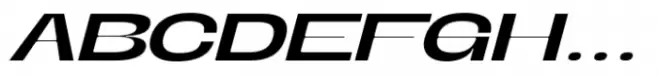 Banigar Expanded Italic
