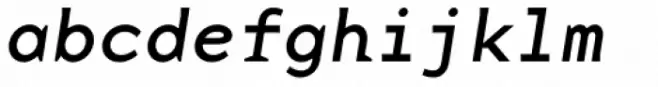Base Monospace Wide Italic