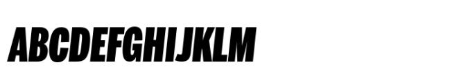 Benton Sans Std Extra Compressed Black Italic SC