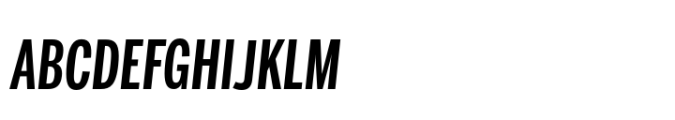 Benton Sans Std Extra Compressed Medium Italic SC