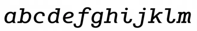 Blackbox Mono Serif Bold Italic
