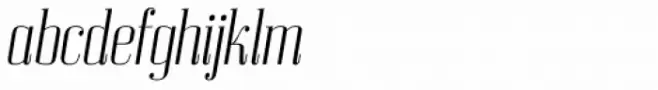Bodoni Z37 M Condensed Light Italic