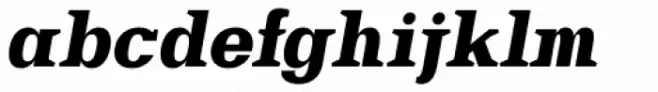 Bodrum Slab 19 Black Italic