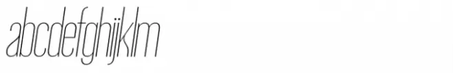 Boniksun Thin Exp Italic