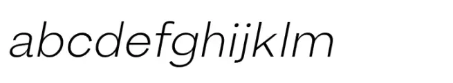 Bornia Light Italic