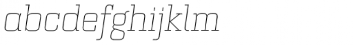 Bourgeois Slab Thin Italic