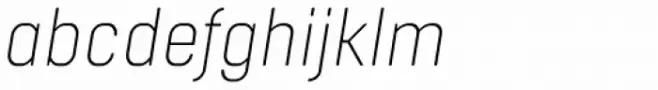 Boxed Round Extralight Italic