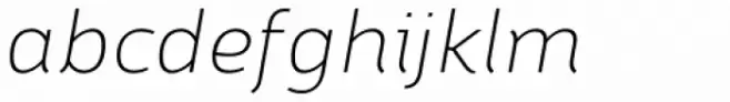 Brisko Sans Thin Italic