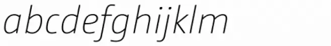 CamingoDos ExtraLight Italic