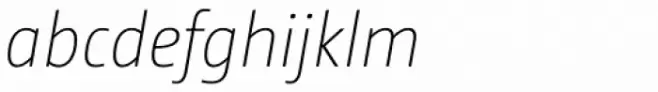 CamingoDos SemiCondensed ExtraLight Italic