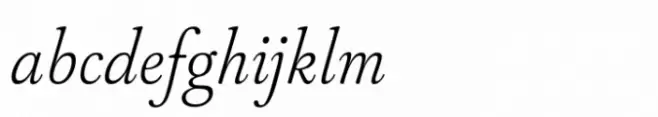 Capricho Extralight Italic