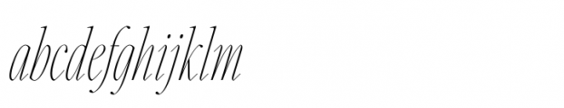 Carefree Hairline Italic