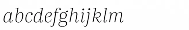 Carmay Thin Italic