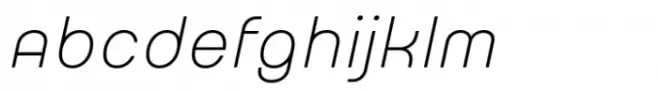 Chewatext Extra Light Italic