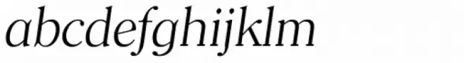 Clearface Serial Light Italic