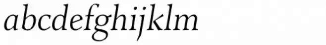 Combi Serif Light Oblique