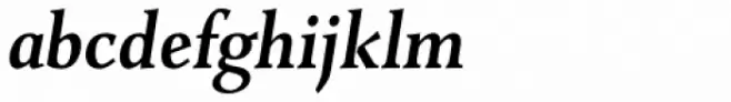 Combi Serif SemiBold Oblique
