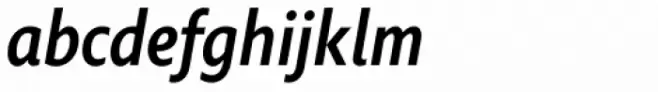Comenia Sans Cond Medium Italic