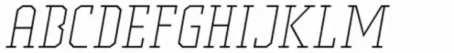 Comply Slab Extra Light Italic