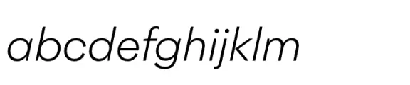 Cordillera Alt Extra Light Italic