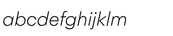 Cordillera Alt Thin Italic