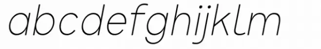 Crox Thin Compact Italic
