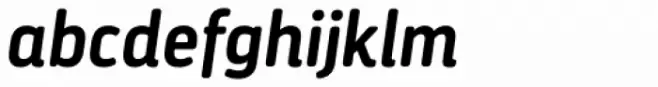 Darwin Essential Rounded Semi Bold Italic