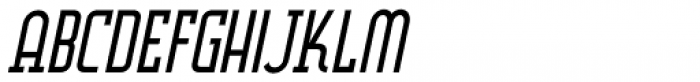 Deco Semi Serif Oblique JNL