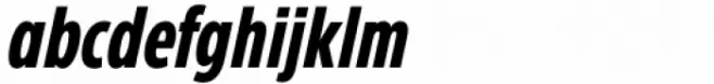 Eastman Condensed Compressed Bold Italic