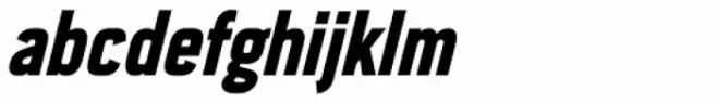 Enamela Condensed Bold Italic