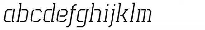 Esquina Stencil Light Italic