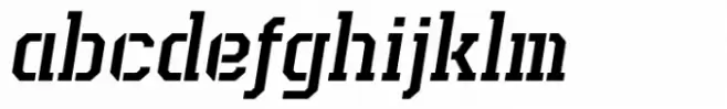 Esquina Stencil Medium Italic