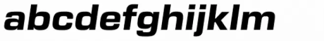 Eurostile Next Pro Wide Bold Italic