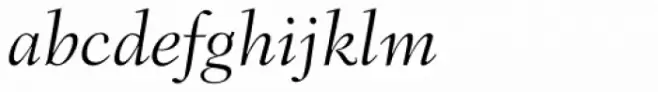 Fairfield LH 46 Light Italic