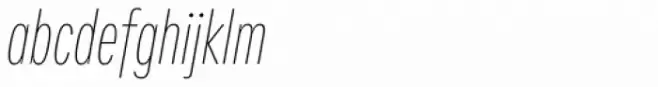 Fairweather Thin Italic